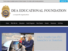 Tablet Screenshot of deaeducationalfoundation.org